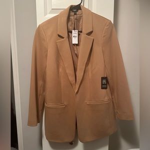Columnist Shine Open Front Blazer